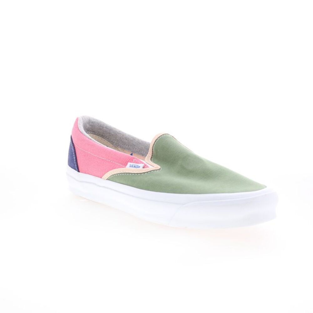 Vans Mens U OG Classic Slip-On LX Geoff Mcfetridge Green Shoes () - Picture 2 of 7